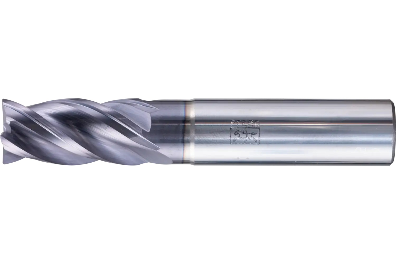 Picture of Pferd Chamfered End Mill, 4 flutes, 5/8" Dia, 1-1/4" APMX, 3-1/2" OAL, Weldon shank